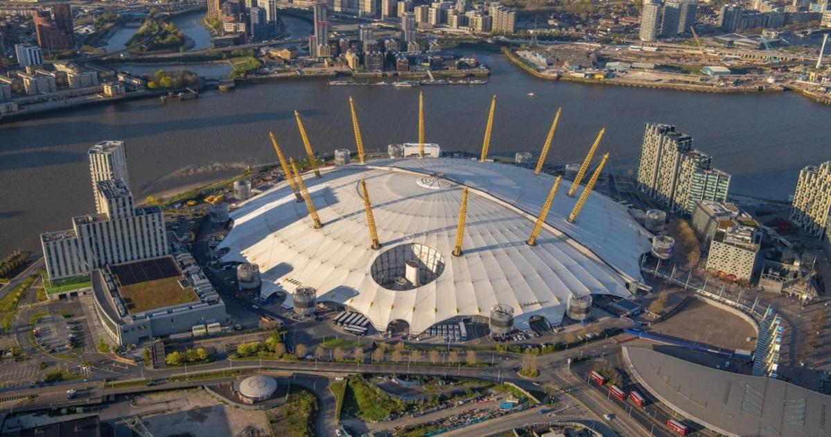 Canary Wharf O2 Arena Excel لندن المظهر الخارجي الصورة